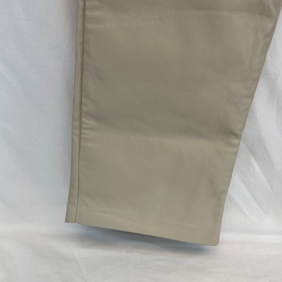 Wilfred High Waist Skinny Beige Pleather Pants 26x30 Women’s Size 2 - Picture 16 of 16